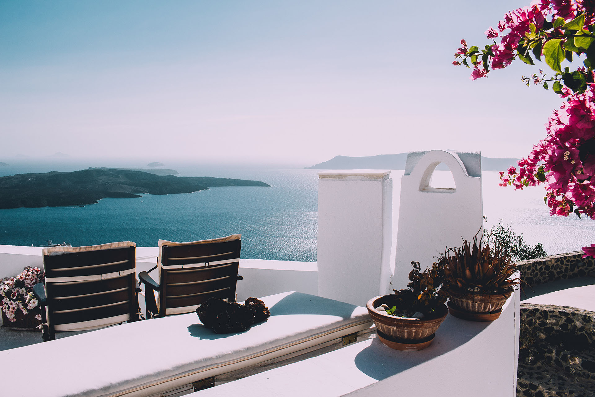 Resort pool overlooking the coast